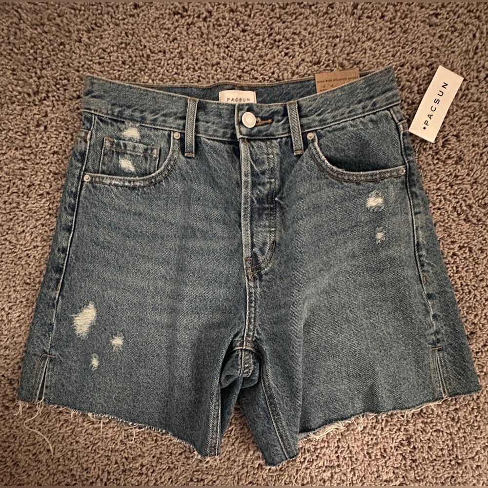 Pacsun Women's Blue Denim Shorts